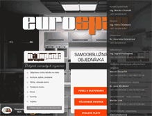 Tablet Screenshot of eurospan.sk